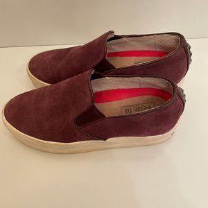 Skecher Street Rise Fit Slip On Plum Uplift Suedeciety Suede Sneaker size 6